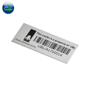 Tùy Chỉnh Tự Dính Logo Sticker Kim Loại Nhôm Tài Sản Tag Mã Vạch Nhãn - Product Image 3