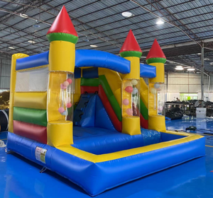 Château gonflable de 13 pieds avec toboggan pour mariage, idéal pour la <span class=keywords><strong>location</strong></span> événementielle - Product Image 3