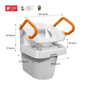 Siège <span class=keywords><strong>de</strong></span> toilette motorisé avec accoudoirs, télécommande, <span class=keywords><strong>hauteur</strong></span> réglable, aide à la sécurité pour les personnes âgées et les personnes handicapées - Product Image 2
