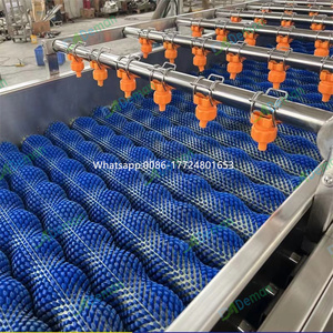Prix d'usine avocat feijoa laveuse nettoyeur nèfle cerise rouleau machine à laver abricot pêche brosse rouleau machine de nettoyage - Product Image 3
