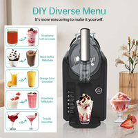 Machine à glace et à slushie électrique automatique multifonctionnelle 5-en-1, certifiée CE&ETL, portable, mini, 2,0 L, pour la maison