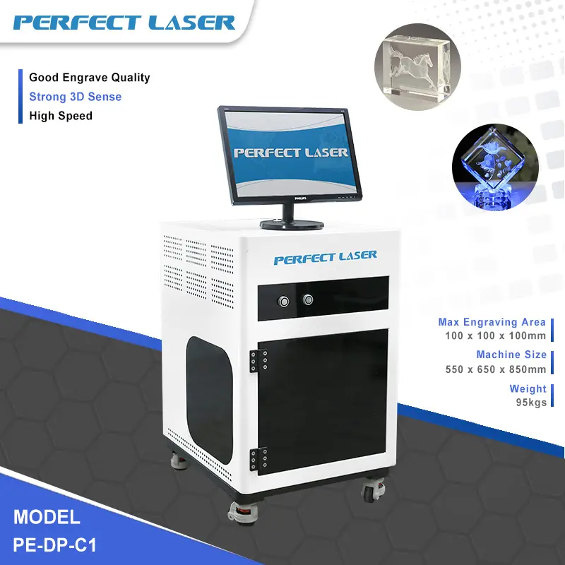 Chaveiro de cristal acrílico 2D 3D CNC cubo bola troféu chaveiro artesanato subterrâneo interior máquinas gravadoras a laser