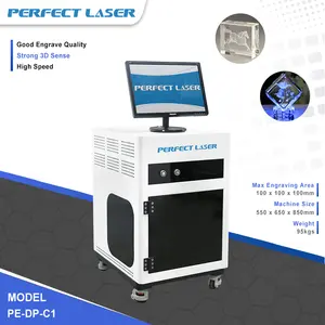 2D 3D CNC כדור קוביית אקריליק זכוכית קריסטל גביע מחזיק מפתחות מלאכת יד תת-משטח בתוך לייזר פנימי חריטת חרט מכונות