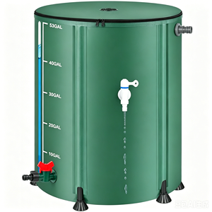 Baril de pluie robuste pour jardin, 50 gallons, réservoir d'eau résistant aux intempéries pour stockage extérieur - Product Image 1