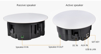 Haut-parleur de plafond WiFi CS-2 6,5 pouces 60W 4 ohms, actif et passif, avec AirPlay DLNA pour système audio multiroom domestique