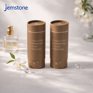 Conteneurs cylindriques en carton kraft imprimés sur mesure pour le stockage de parfums, cosmétiques, huiles essentielles, mascara, emballage en tube de papier - Product Image 2