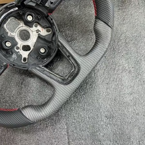 <span class=keywords><strong>Volante</strong></span> de fibra de carbono para <span class=keywords><strong>Audi</strong></span> B9 A3 <span class=keywords><strong>A4</strong></span> A5 RS3 S4 RS5 S3 S4 S5 A6 A7 A8 Q5 Q7 Q8 TT R8 S6 RS6 RS7 S7 B8.5 B8 - Product Image 3