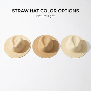 Chapeau de paille tressé personnalisable 2025 pour adultes et filles – Idéal pour la plage, les sports, le <span class=keywords><strong>ski</strong></span>, les loisirs, les voyages – Logo personnalisé – Vente en gros - Product Image 1