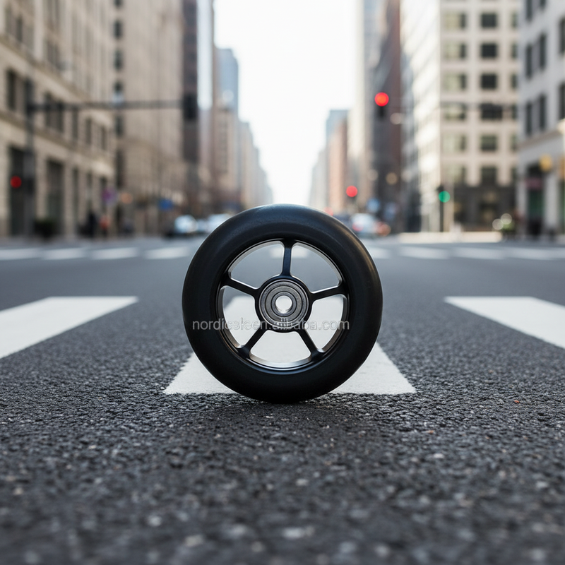 Alternative Roller Ski Rubber Wheel Can