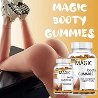 Herborigen OEM BBL Gummies Magic Booty Gummies pour l'amélioration des fesses chez l'adulte, efficacité beauté prouvée, fesses plus volumineuses, courbes plus généreuses
