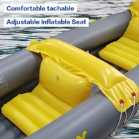 Canot Kayak Pliable Vanace pour 2 Personnes, Canot Kayak Gonflable pour Adultes Débutants