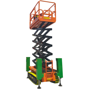 Plateforme élévatrice à ciseaux automotrice sur chenilles FLPT1012D, capacité de charge 320 kg, fournie directement par l'usine, modèle FLPT1012D FLPT10 - Product Image 1