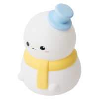 Lámpara de Noche Infantil de Silicona, Portátil, Mini, con Control Táctil de 7 Colores RGB, Diseño de Dibujos Animados, para Decoración de Dormitorio, Regalos para Niños