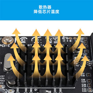 Carte d'extension PCI-E vers SATA3.0 Carte d'extension SATA3.0 4 ports Carte adaptateur SATA vers PCI-<span class=keywords><strong>E1X</strong></span> 4 ports - Product Image 4