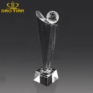 DT – trophée de golf en cristal K9 de haute qualité, remise de prix, remise de prix, en ligne