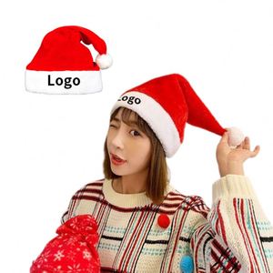 Gorro Navideño de Santa Claus Tejido, Novedad 2024, para Artículos de Fiesta y Promociones - Product Image 1
