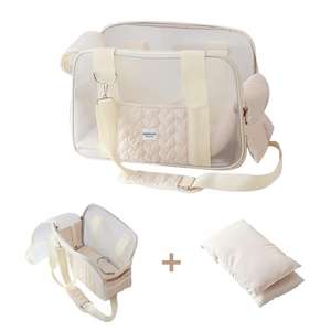 Taşınabilir Pet seyahat sırt çantası evcil taşıyıcı açık Tote çanta maruz kafa köpek kedi araba çapraz vücut çanta - Product Image 1