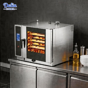 Horno de Convección Digital con Pantalla Táctil, Horno Combinado Autolimpiante, Horno de Vapor Automático sin Caldera de 6 Bandejas para <span class=keywords><strong>Restaurante</strong></span> y Hotel - Product Image 1