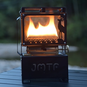 Lampe à pétrole robuste en acier au carbone et en acier inoxydable pour équipement de bushcraft - Product Image 4