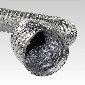 Conduit d'air flexible isolé de 24 pouces pour la maison HVAC Gaz/raccord de climatisation manuel HVAC Flex Duct Isolation - Product Image 6