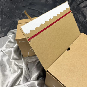 Cajas de Envío Personalizadas con Tira de Apertura, Cajas de Cartón Impresas con Logotipo, Cajas de <span class=keywords><strong>Correo</strong></span> Corrugadas para Envíos Corporativos - Product Image 4