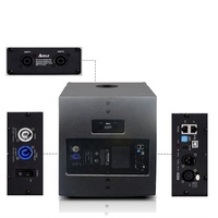 Sinbosen AO-12B RMS 400w grand puissant système audio dj actif son basse haut-parleur alimenté 12 pouces subwoofer