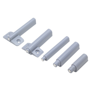 Dispositif de rebond en plastique pour portes d'armoires, type à pression silencieuse, mécanisme de rebond caché, matériau ABS, design minimaliste - Product Image 1