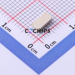 HDGC0802WR-S-5P Wire-to-Board Pin Header SMD,P=0.8mm,Horizontal Mount Connector 1x5P 0.8mm Horizontal Mount 5P - Product Image 2