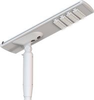 Lampu Jalan Tenaga Surya All-In-One 5 Model 60W/90W Panel Pembersih Otomatis LED Otomatis Kamera CCTV Mono-Si 2MP 4G/WiFi IP65