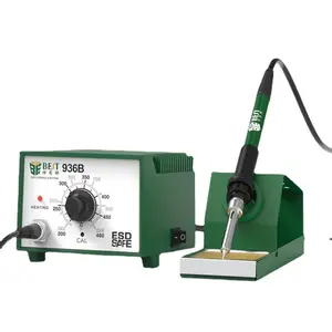 Soldering Station BST-936B 50W Temperature Adjustable ESD Anti-static Lead-free PCB Motherboard Soldering Iron Rework Station