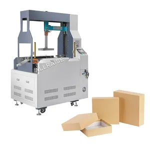 Máquina formadora de cajas rígidas semiautomática de alta estabilidad adecuada para cajas de bandejas y cajas de embalaje de alimentos