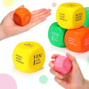 Pelota Antiestrés de Espuma con Impresión Personalizada, Cubo de Espuma Suave y Aprietable, Juguetes para Aliviar el Estrés para Juegos y Regalos Promocionales - Product Image 4