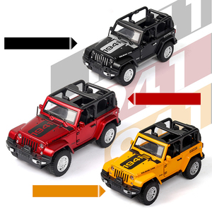 Modelo de coche todoterreno fundido a presión de aleación a <span class=keywords><strong>escala</strong></span> <span class=keywords><strong>1</strong></span>:32 con sonido y luz: juguete ideal para niños y exhibición de moda - Product Image 5