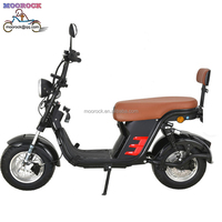 Scooter électrique pour adultes Moorock, modèle Mini City Coco populaire au Brésil, avec moteur 1000 W et pneus larges de 10 pouces