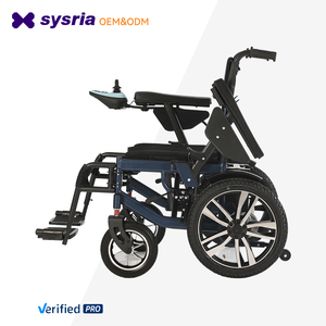 Silla de Ruedas Eléctrica Motorizada Ligera, Plegable, Portátil, con Batería de Litio de Fibra de Carbono, Inteligente, para Subir Escaleras - Product Image 4