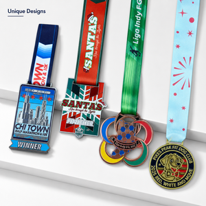 Medallas Deportivas Personalizadas al por Mayor, Medallas de Aleación de Zinc, Diseño Personalizado con Cinta, Fabricante OEM ODM - Product Image 3