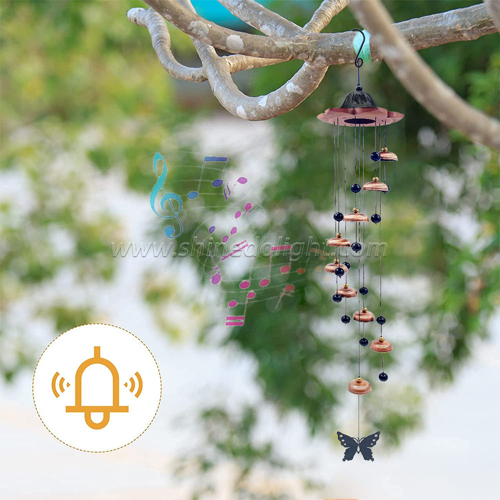 CIM Plastic Bird Wind Chime - 29cm Silver 4 Pirouette - Wind - Foto 2