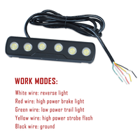 Luces LED de persecución traseras todoterreno de 6 pulgadas de alta conductividad, de aluminio aeronáutico, con certificación CE, súper brillantes, de alta calificación, 24 unidades
