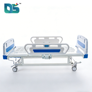 Lit d'hôpital manuel à <span class=keywords><strong>2</strong></span> fonctions avec panneau de tête ABS, barrière de lit en PP et dossier réglable pour personnes âgées et handicapées - Product Image 6