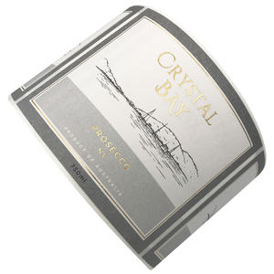 Nhãn Dán Giấy Kết Cấu Lá Vàng Dính Vĩnh Viễn In Tùy Chỉnh Cho Chai Rượu Vang Đỏ - Product Image 3