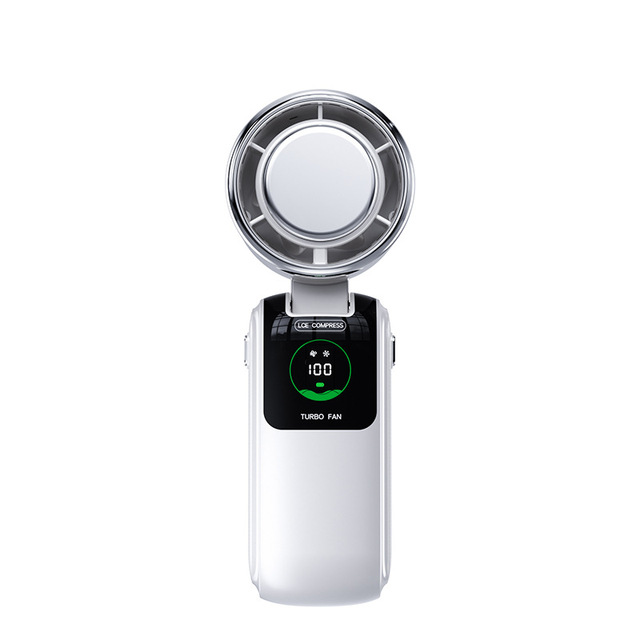 High-Speed Handheld Mini Portable Outdoor Household Fan USB Charging Foldable Brushless Motor 4000mAh with Light