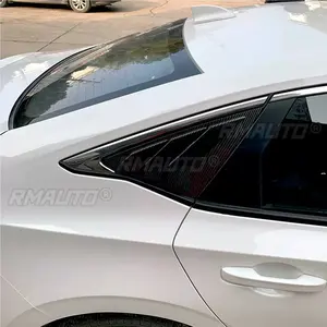 Persianas para Ventanas Laterales Traseras de Automóvil Honda Civic 11.ª Generación Sedán 2022-2024, Estilo Deportivo, Persianas Triangulares para Ventanas - Product Image 6