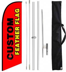 Banderas de Plumas de Poliéster de Alta Calidad para Exhibición en Exteriores, Personalizadas, Impresas Digitalmente, de Una o Dos Caras, para Publicidad - Product Image 6