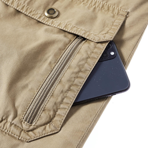 R & U Multi-Bolsillo Hombres <span class=keywords><strong>Trabajo</strong></span> Cargo Gran tamaño Fotógrafo Malla negra Práctico a prueba <span class=keywords><strong>de</strong></span> viento Pesca al aire libre Chaleco <span class=keywords><strong>de</strong></span> algodón - Product Image 5