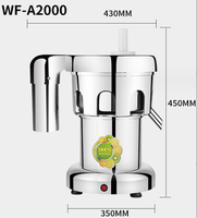 Horus Séparation des jus et résidus en acier inoxydable puissant presse-agrumes extracteur de jus de fruits en acier inoxydable