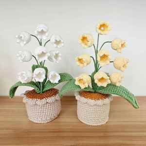 ดอกไม้ถักไหมพรมหลากสีสันแบบหลายหัว รุ่นใหม่ล่าสุด ตกแต่งกระถางดอกลิลลี่วัลเลย์ สำหรับเทศกาลตรุษจีน - Product Image 5