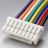 Kabel Harness Konektor Terisolasi PBT BeiXing Custom JST GH 1.25mm dengan Terminal Jantan/Betina untuk Aplikasi Komputer & Elektronik