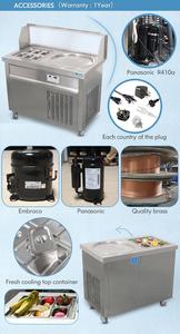 Máquina Comercial para Helados en Rollo con Certificados de <span class=keywords><strong>Precio</strong></span> de Fábrica, con 6 Tanques de Toppings y Refrigeración, Certificación CE - Product Image 6