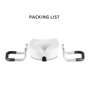 Rehausseur de toilettes moderne de haute qualité en alliage d'aluminium pour personnes âgées et femmes enceintes - Product Image 3