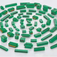 Electrical Connector 1x2P Pcb Screw Terminal Connector 300V Pluggable Electric Terminal Block Connector 3.81mm